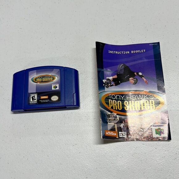 Nintendo N64 Tony Hawk’s Pro Skater Game - Tested & Works